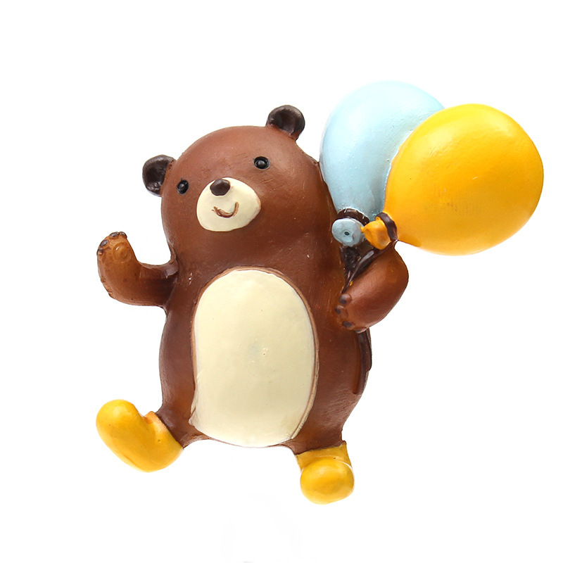 Nanyuan Chuanfang creativo maceta DIY oso flor titular micro paisaje suculento maceta combinación con mini adornos