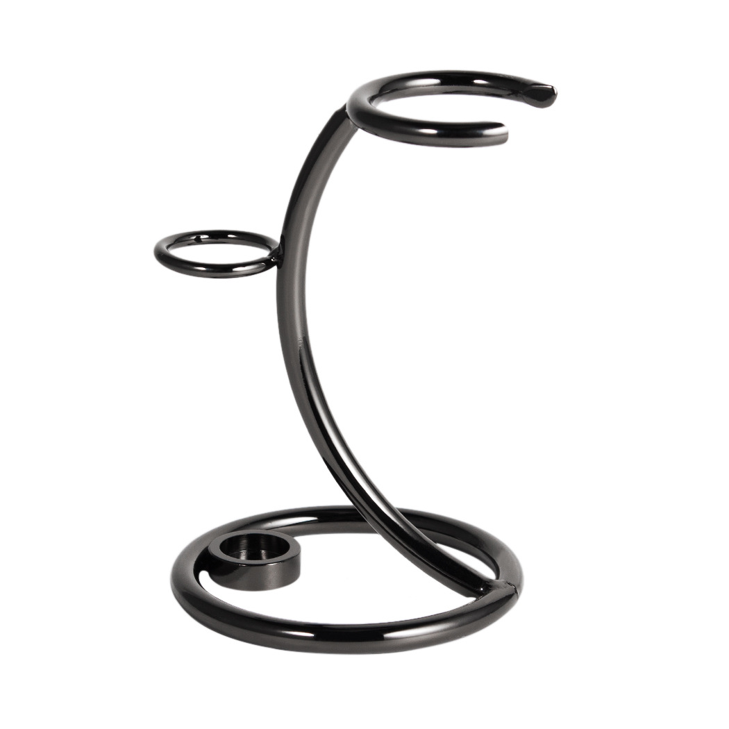 En stock al por mayor de los hombres cepillo de afeitar rack de almacenamiento rack de metal Razor 28mm soporte baño rack