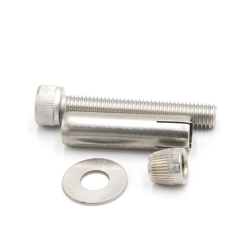 316 304 stainless steel cylindrical head hexagonal inner expansion screw/bolt built-in expansion M6M8M10M12