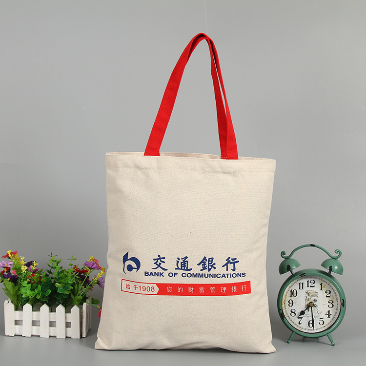 棉布袋厂家印花学生广告手提袋定 做丝印logo折叠创意帆布袋