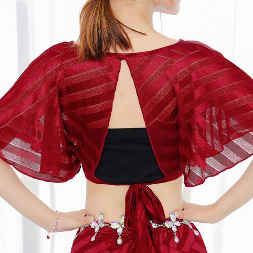 Belly dance clothing female practice dance suit beginners sexy mesh oriental dance practice performance short skirt