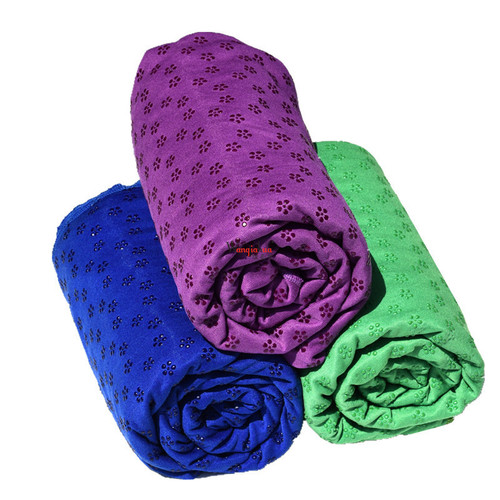 Yoga towel 190x90cm plum blossom particle fitness mat outdoor leisure picnic blanket baby crawling mat wide
