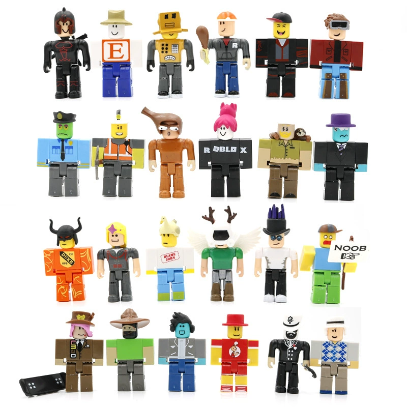 Коллекционные конструкторные фигуры ROBLOX — Первый выпуск, 24 модели, простая упаковка в мешке, 8,5 см