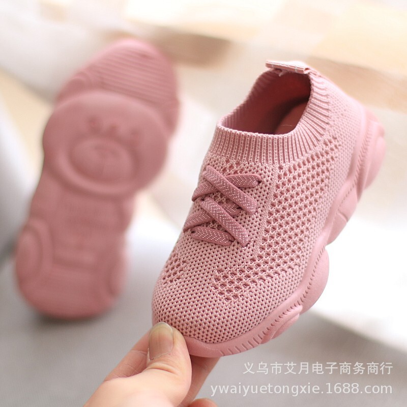 Spring and Autumn Children's Mesh Sneakers Boys' Breathable Mesh Shoes Girls' Casual Shoes Kids Baby Soft Bottom Kindergarten