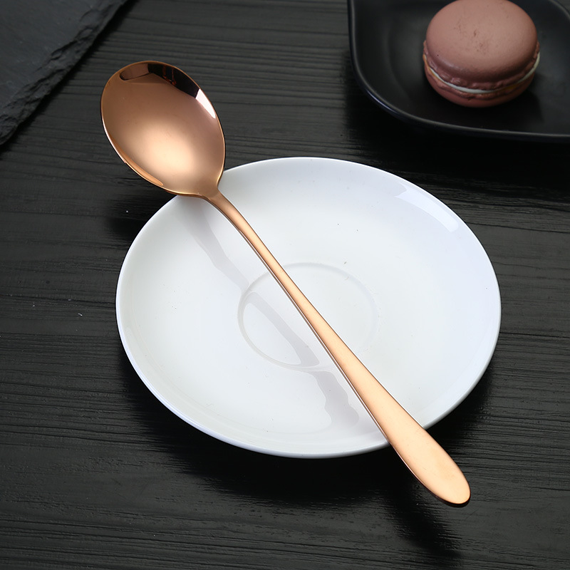 304 cucharas de acero inoxidable tenedor de estilo coreano, cubiertos de comida occidental, cocina de grano de alimentos, pequeño ayudante