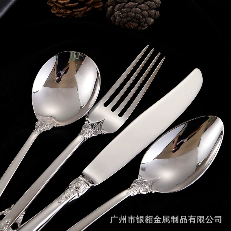 Посуда, золотой ретро сет stainless steel, европейский стиль