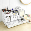 Multilayer capacious storage system, storage box, table cosmetic mirror