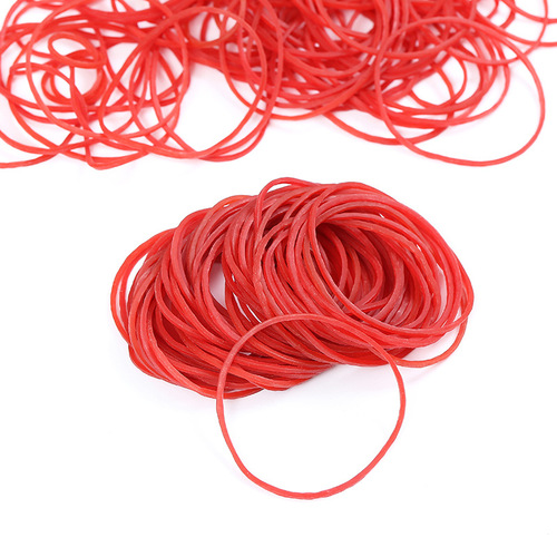 Factory direct sales of rubber bands with high elasticity and durability, 50x1.4 red heat-resistant rubber rings, rubber bands, cowhide rubber bands wholesale