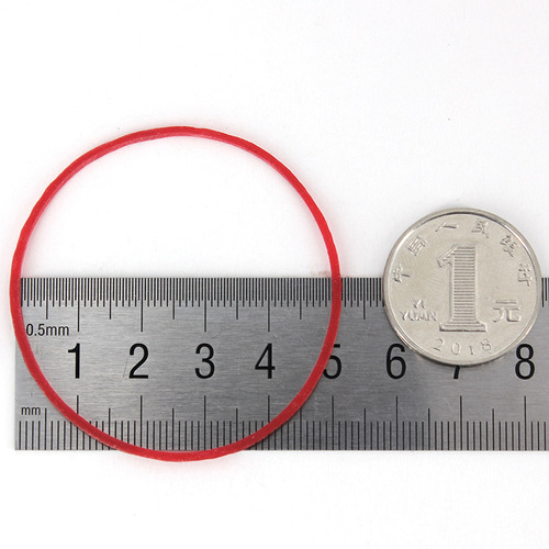 Factory direct sales of rubber bands with high elasticity and durability, 50x1.4 red heat-resistant rubber rings, rubber bands, cowhide rubber bands wholesale