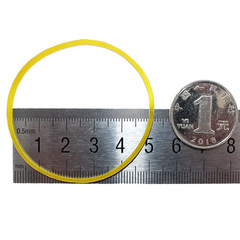 Rubber band high elasticity and durability 50x1.4 yellow disposable rubber band rubber band cowhide band leather cover wholesale