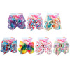 Multicoloured children's hairgrip with bow, hair accessory, European style, wholesale