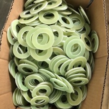 FR4環氧板無鹵素樹脂墊圈G10絕緣墊圈絕緣墊片水綠色環氧板電木板