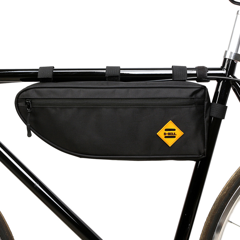 B- SOUL bicycle bag large capacity triangle bag beam bag waterproof upper tube hanging saddle bag mountain road bike riding
