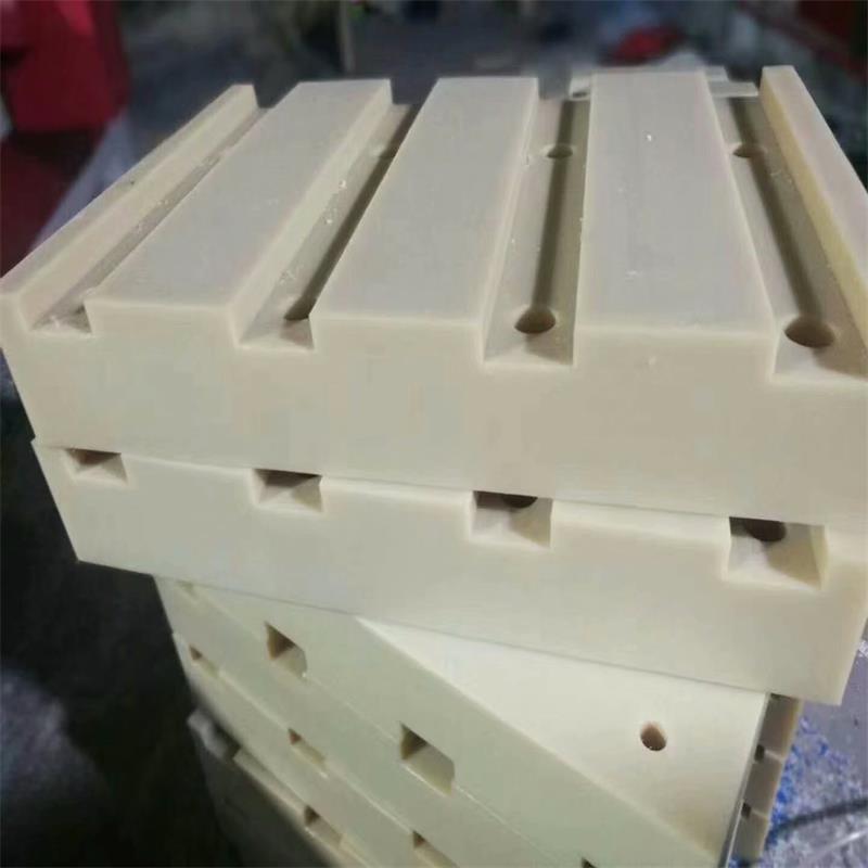 现货供应耐磨耐高温 MC加纤pa66尼龙板 含油尼龙滑块加工件垫板