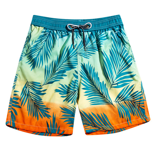 Manufacturer wholesale couple beach pants men's loose fit beach water park swimming trunks seaside surfing quick-drying women's shorts