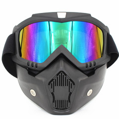 Harley Windshield Motorcycle Face Mask Helmet Eye Protection Anti-Sand Anti-Wind Goggles Splash Proof Off-Road Goggles