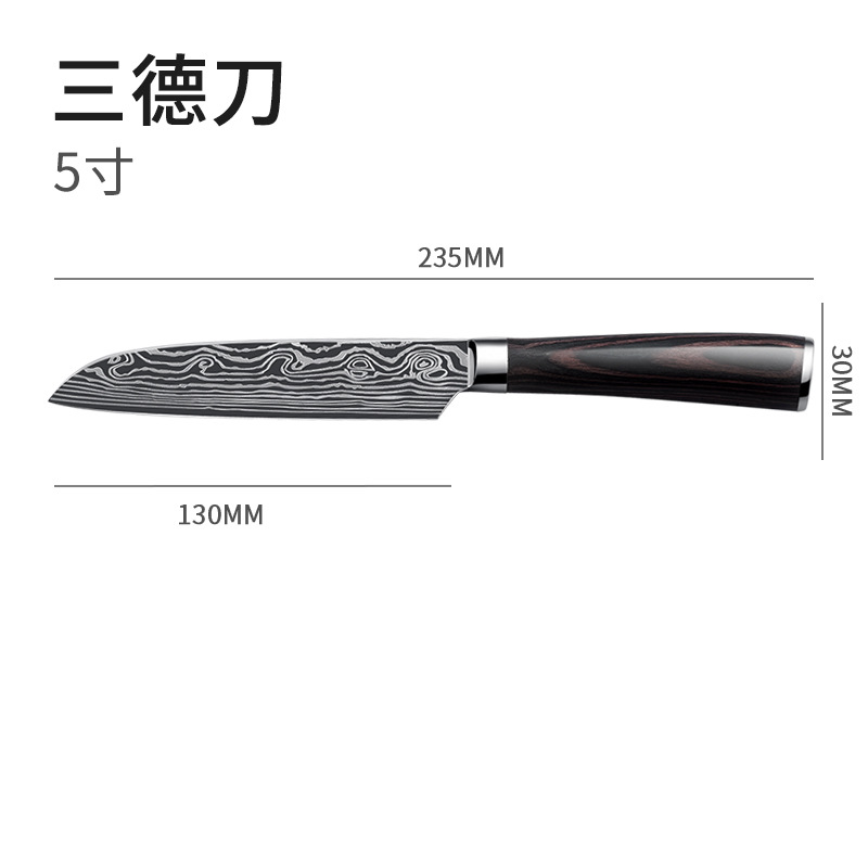 5 인치 Sande 나이프 (상자 없음)