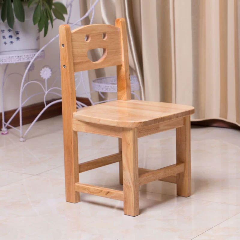 Твердый деревянный детский сад улыбка стул дубовая спинка Маленький стул ранний учебный стул сосновый стул в наличии производители оптом