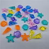 Plastic decorative conch plastic shell acrylic star star marine modeling bead blind box gift Gacaus machine small gift