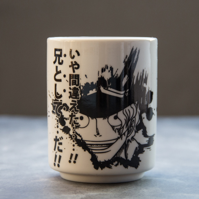 Taza de agua sin mango Taza de animales de dibujos animados Taza de cerámica Taza de marca