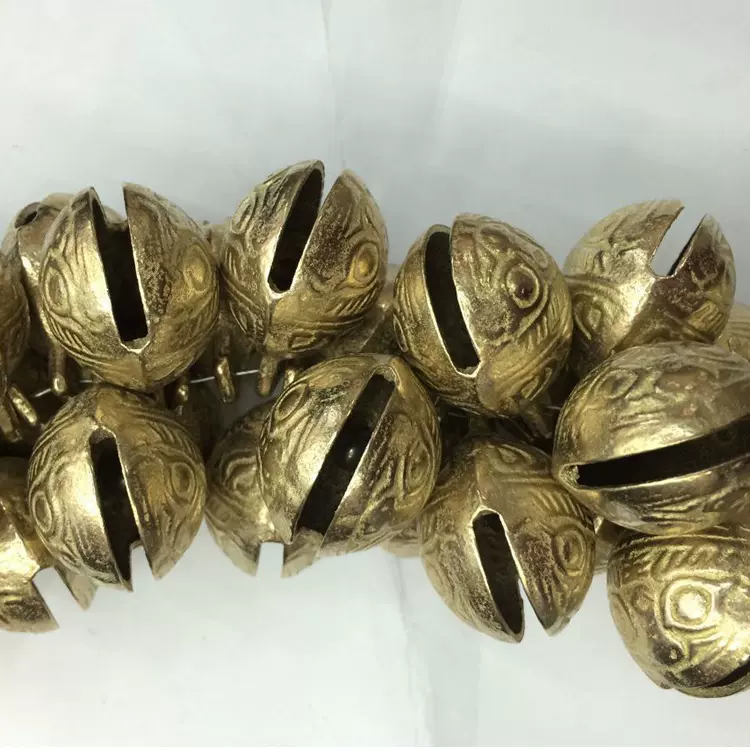 2024新款3.1cm铜材质虎头铃铛厂家直销价格优惠质量保证欢迎惠顾