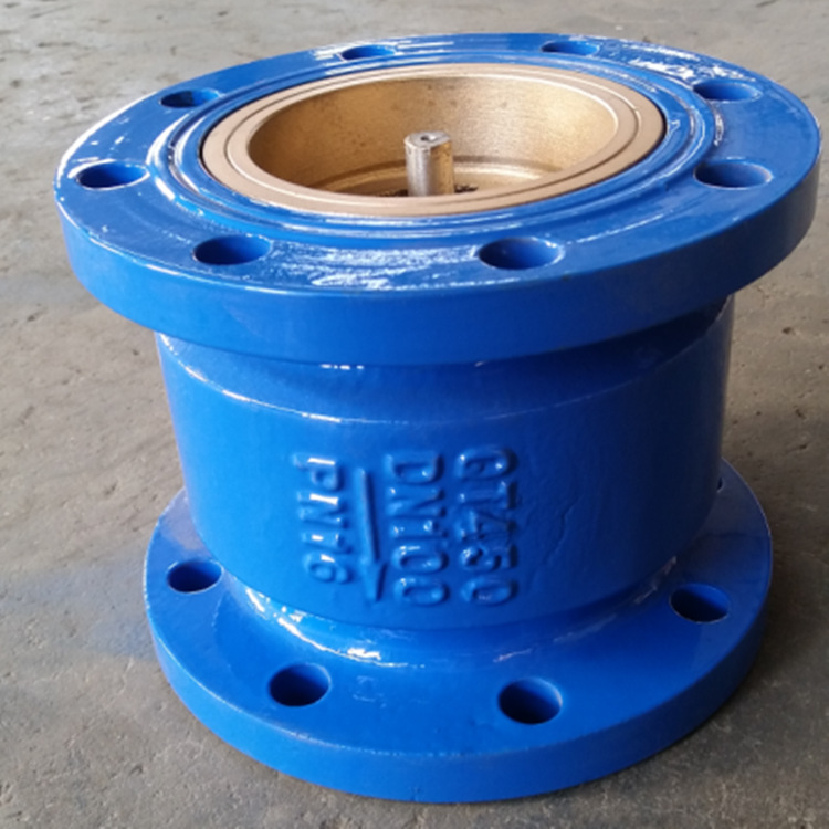 HC41X球墨铸铁双法兰 单向速闭消声止回阀消声止回阀常温DN100