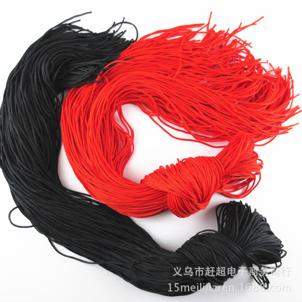 Red rope bracelet handmade