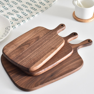 Black walnut Japanese bread pizza Board Western restaurant wooden steak cutting sushi tray wooden chopping board cutting board