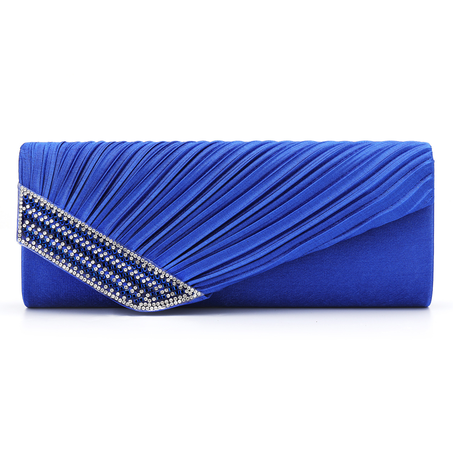 A new style pleated ribbon Diamond Satin dinner gift bag issued on behalf of Amazon clutch bag1210