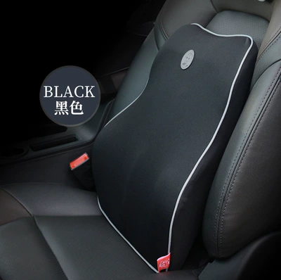 Waist support Lumbar Support Breathable Memory - black