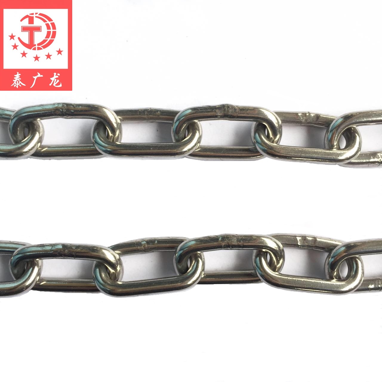 厂家直销304不锈钢铁链不锈钢链条护栏链条装饰链6mm