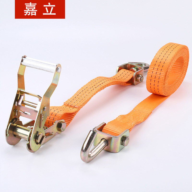 1.5寸38mm集装箱捆绑带 汽车拉紧器 货柜捆绑带 货物涤纶收紧器