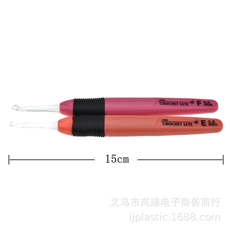 Nuevo suministro transfronterizo LED luminoso crochet creativo DIY herramienta de compilación fábrica en stock al por mayor CH047