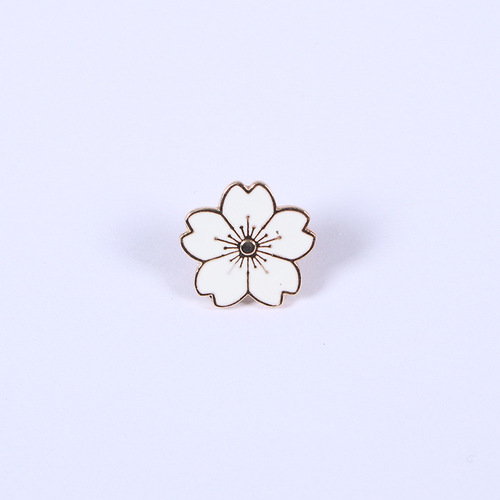 Japanese-style cute Harajuku metal badge with oil-drop design, girls' JK uniform pin, adorable corsage