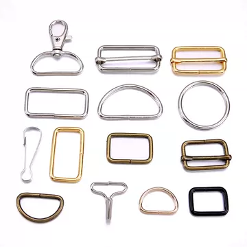 Factory direct sales high quality day buckle word buckle square buckle D ring semicircle oval ring iron ring support do wholesale