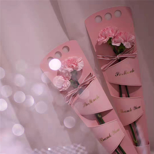 Valentine's Day single flower box rose packaging hand-held flower bag flower box flower arrangement box paper hand-held flower bag