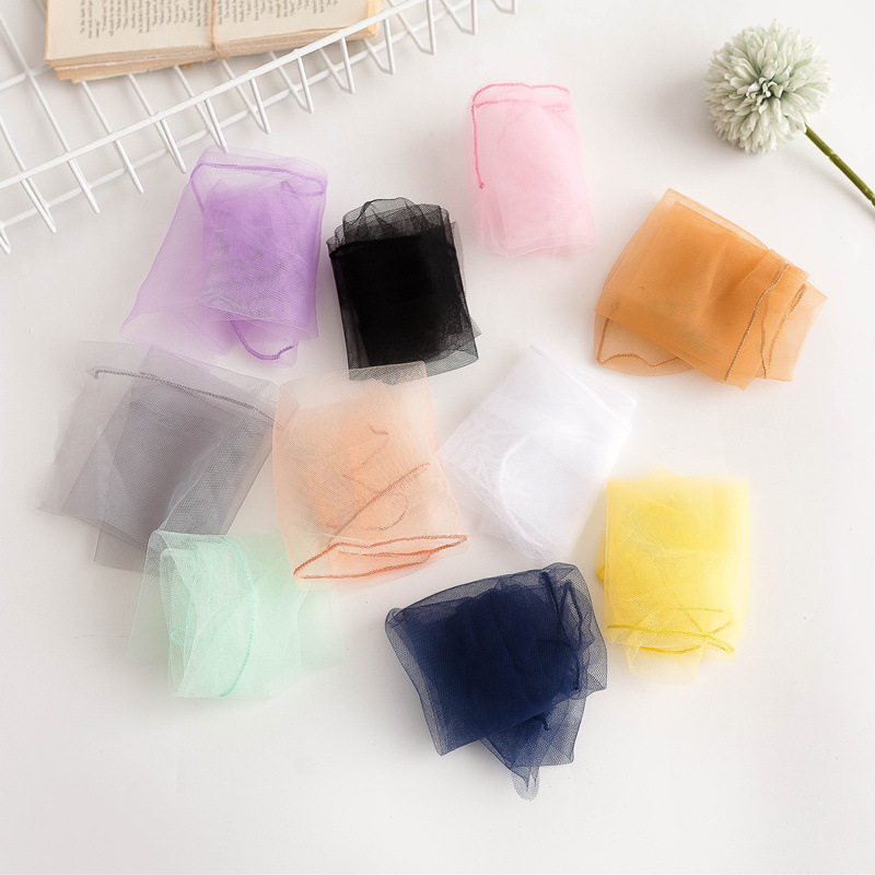 Calcetines de malla transparente de verano caliente calcetines delgados de pila de hadas de color sólido personas grandes y pequeñas calcetines rectos de media pantorrilla sin tacón