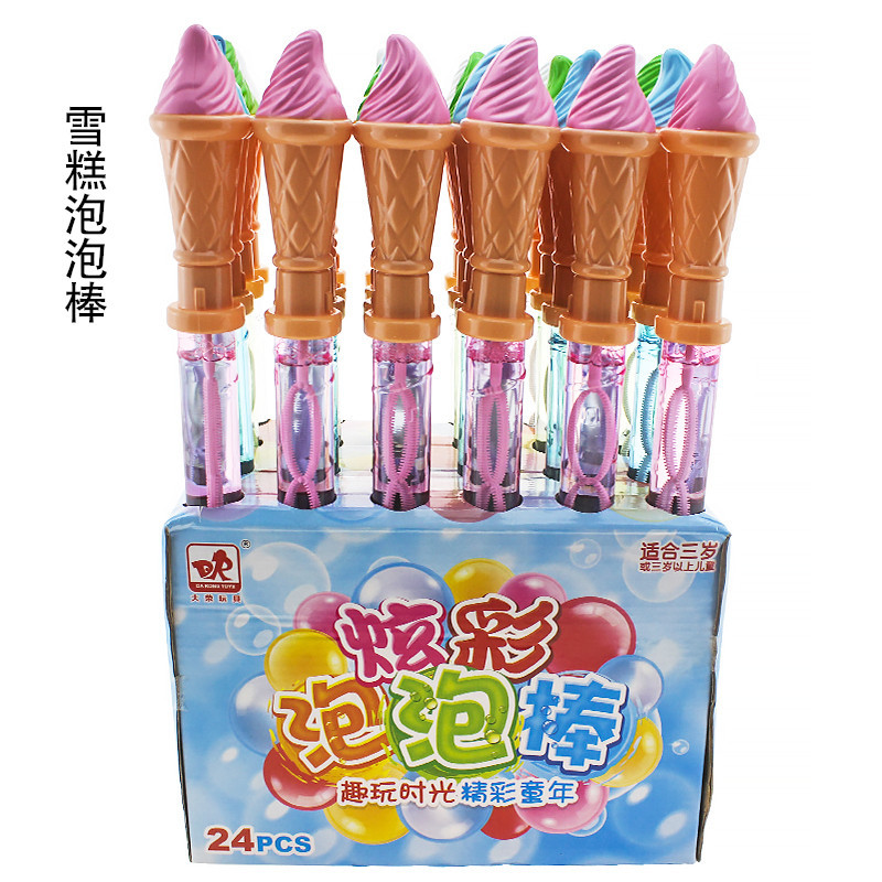 Palo de burbujas grande de doble capa para niños, juguete popular de feria, suministro directo de fábrica al por mayor