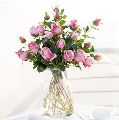 Simulated Rose, European Vintage Chrysanthemum Silk Flower Artificial Dried Flower Home Decor Wedding Flower Rose