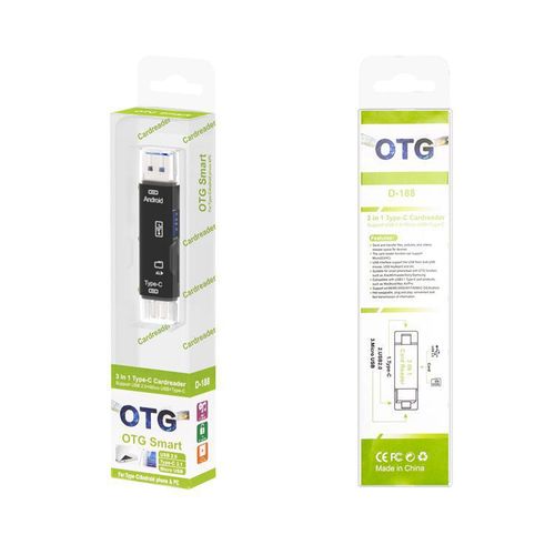 Type-c card reader TF Android USB to OTG2.0 mobile phone adapter multi-function card reader five-in-one