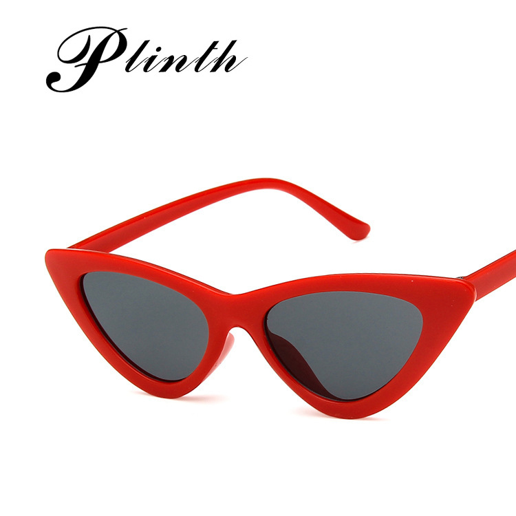 Triangle Sunglasses Cat's Eye Internet Celebrity Same Style Sunglasses Retro Trendy 2020 New Avant-garde Personalized European and American Sunglasses
