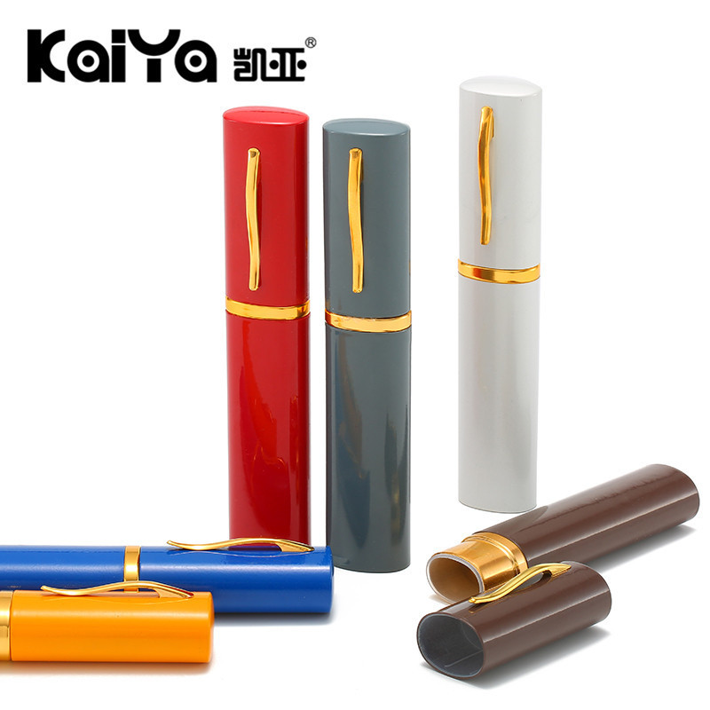 Aluminum Oxide Tube Reading Glasses Case Aluminum Pen Holder Reading Glasses Case Manufacturer Wholesale Metal Mirror Case Rotating Pen Holder