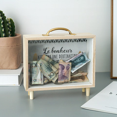 ins Internet celebrity piggy bank capacity children and girls cute piggy bank money storage creative desktop ornaments