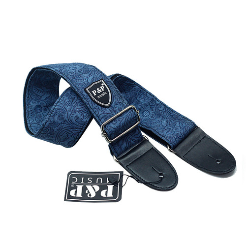 PP guitar strap retro guitar strap wholesale denim cotton bakelite universal guitar strap folk guitar strap factory