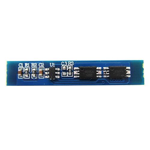 Protection board for 2-series 7.4V or 8.4V lithium battery pack, with 3A current protection against overcharge and overdischarge