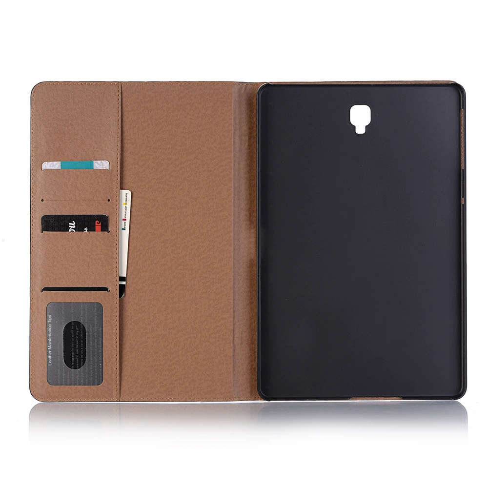 Подходящий чехол-книжка из кожи для планшета Samsung Galaxy Tab S4 10.5 защитный чехол T830 T835 ретро-книжка