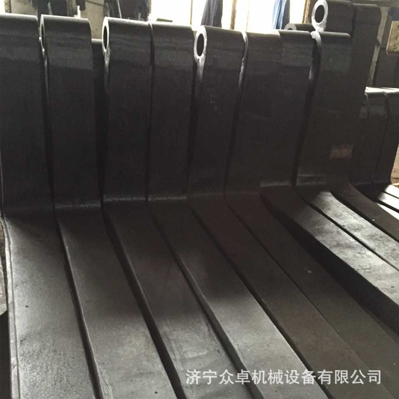 大吨位货叉按图纸做 30吨货叉图纸 套筒式货叉叉尖叉齿前叉厂家