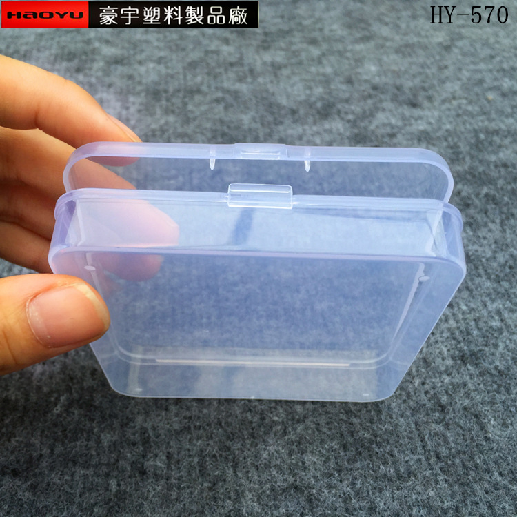 Cubierto cuadrado transparente de plástico PP caja comestible caramelo papel de arroz glutinoso caja de embalaje bebé mordedor caja de juguete