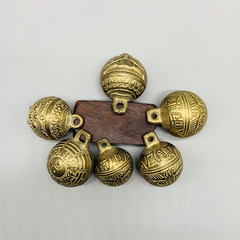Manufacturer wholesale pet bells, dog bells, copper tiger head bells, copper bells, retro copper bells
