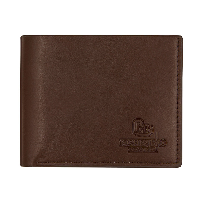 Nuevos hombres cartera corta moda casual simple cartera color sólido gran capacidad pu cambio cartera de los hombres